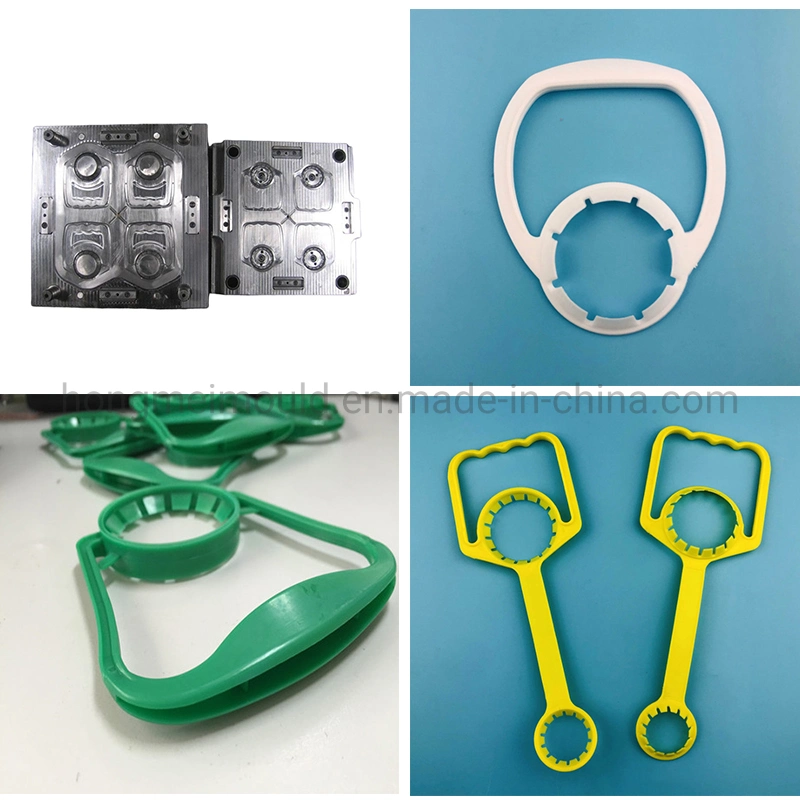 High Precision Multi Cavity Oil Bottle Handle Plastic Injection Mould Opening