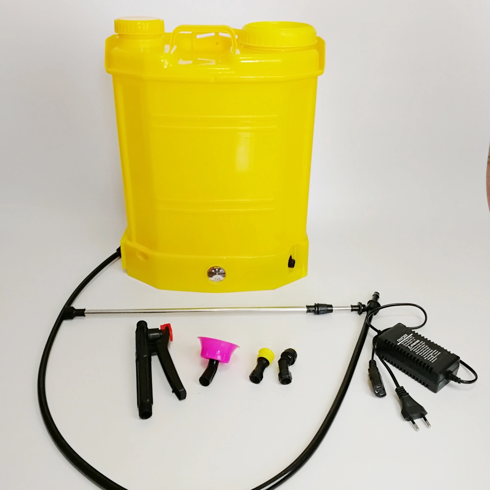 Saco portátil para knapsack de 16 L, de alta pressão, operado por bateria Pulverizador agrícola bomba de Pulverização elétrica Agrícola