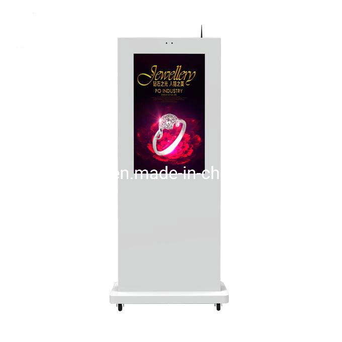 55 Zoll LCD-Außendisplay mit Bodendisplay, TFT Digital Signage LCD Standing Mall Werbung