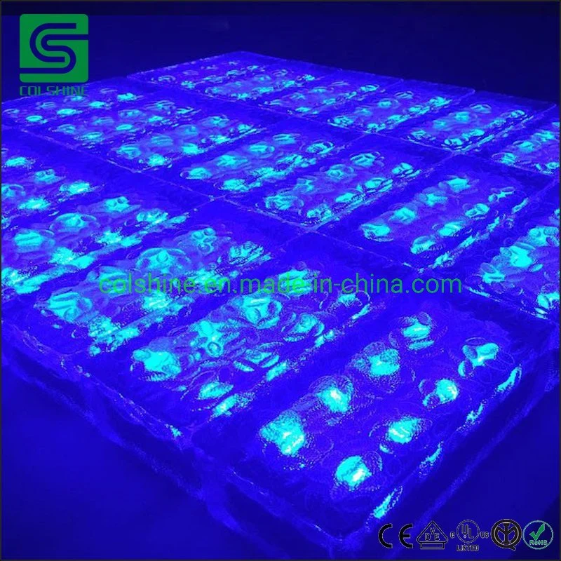 4*8 6*6 6*9 LED Ice Solar Brick Glass Frosted Glass ديكور مصباح راصف الحديقة 4*8