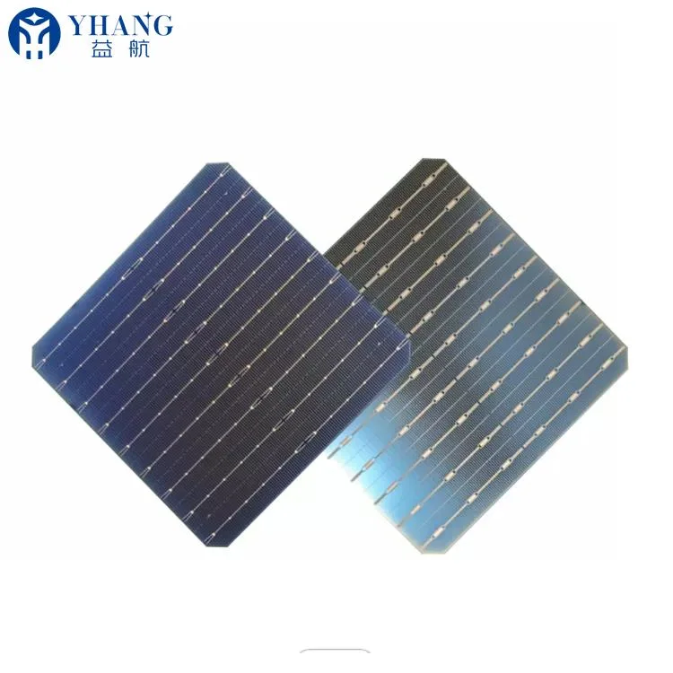 Mono Photovoltaic Silicon 22.6% Solar Panel 9bb 166mm Silicon Wafer Solar Cell