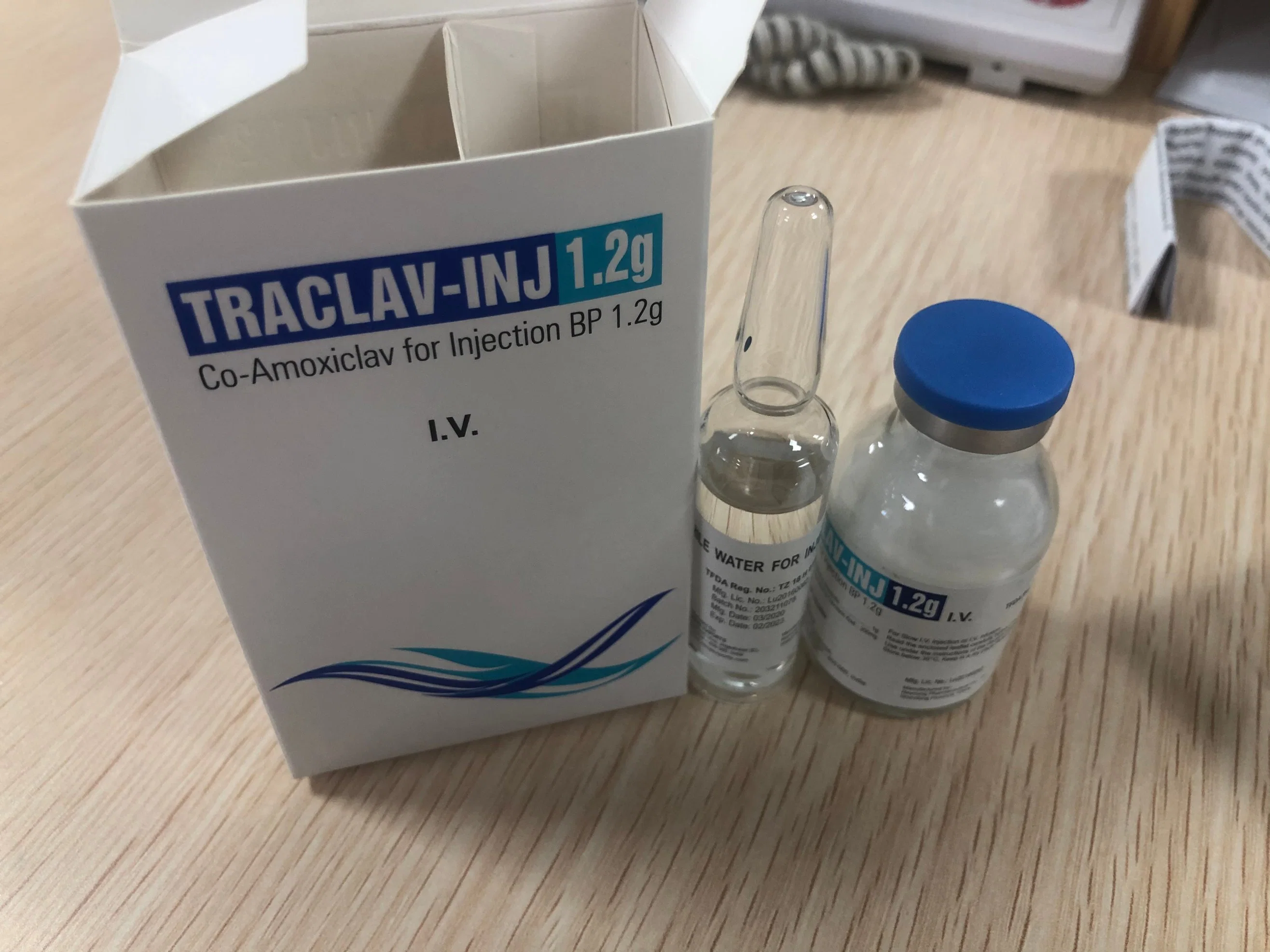 Amoxicilina y Clavulanato suspensión de potasio 228,5mg/5ml