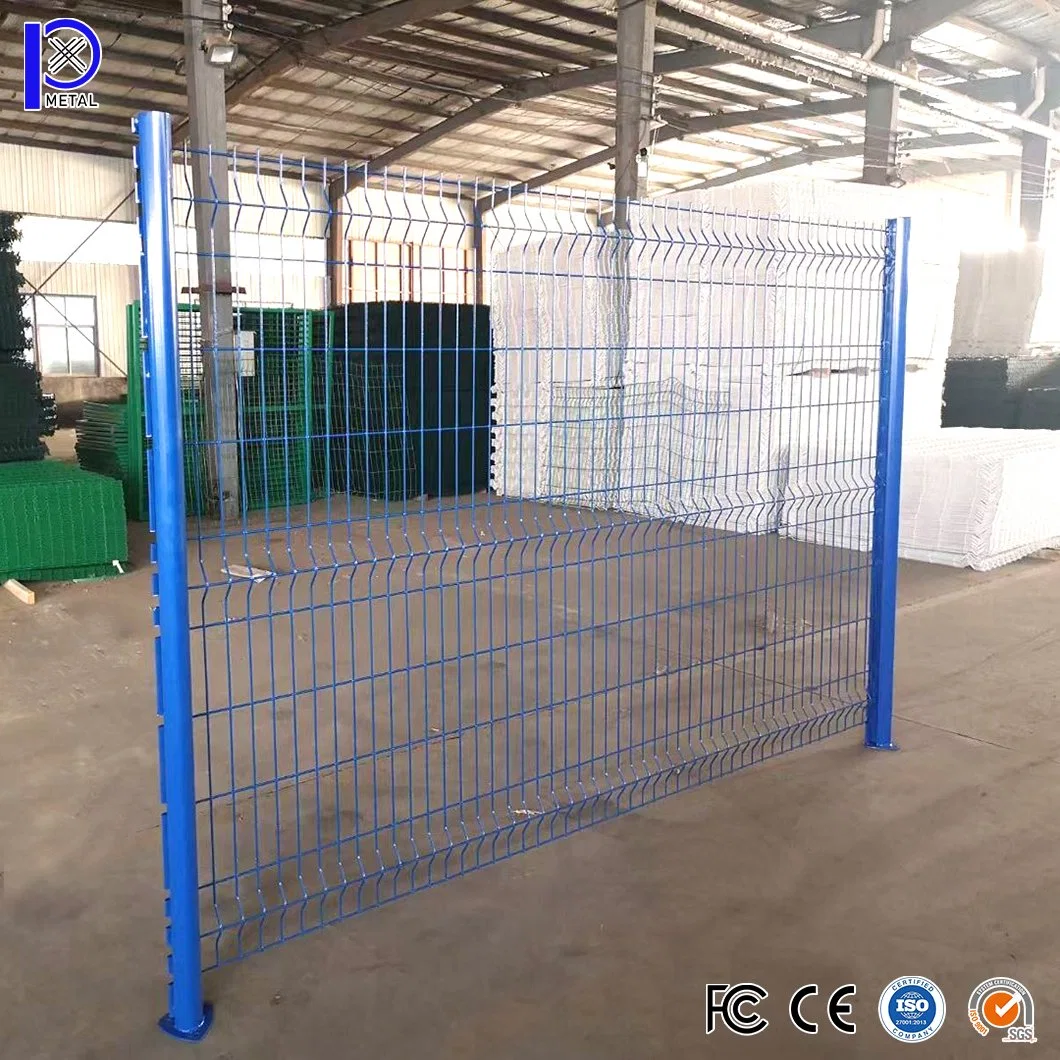 Pengxian 36 Inch Welded Wire Fence Original Factory Construction Security Steel Fence 1.03 1.23 1.53m Height Triangle Bending Welded Wire Mesh Fence