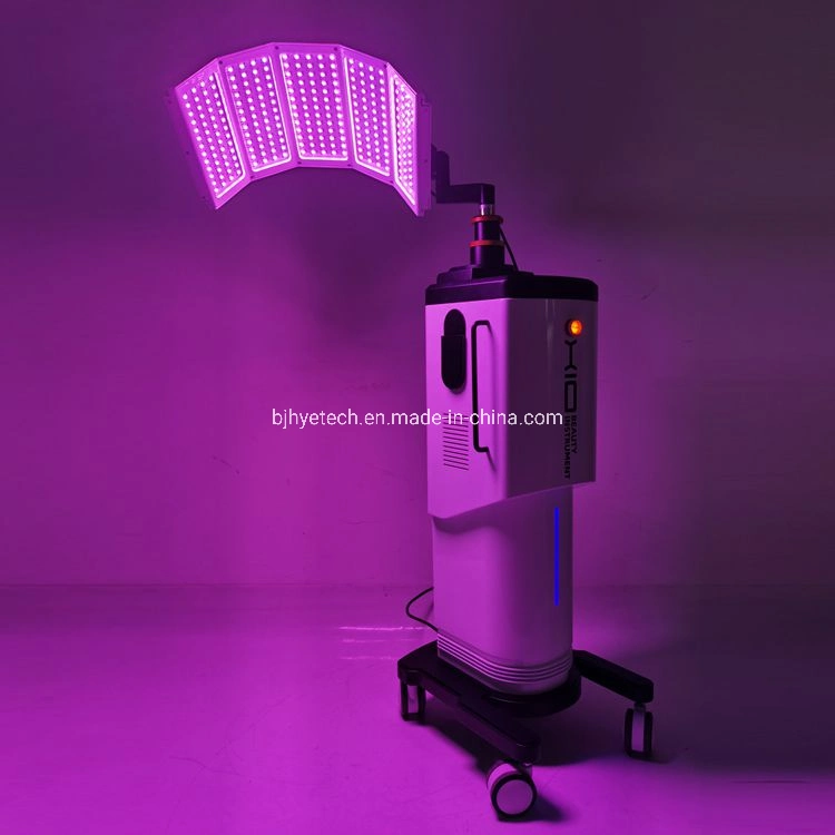آلة معالجة الضوء بمصباح فوتون الاحترافية، معدات LED بالتوقيت الباسيفيكي لعلاج حب الشباب، الجمال 7 ألوان مع CE