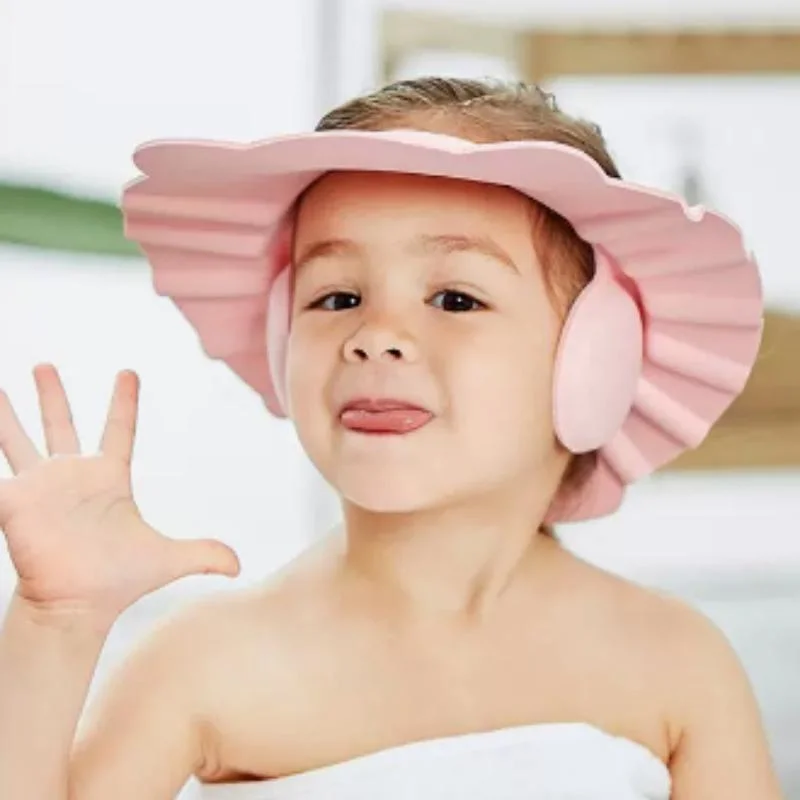 Bouchon de lavage des cheveux pour bébé en silicone étanche de la protection de l'oreille artefact de lavage des cheveux