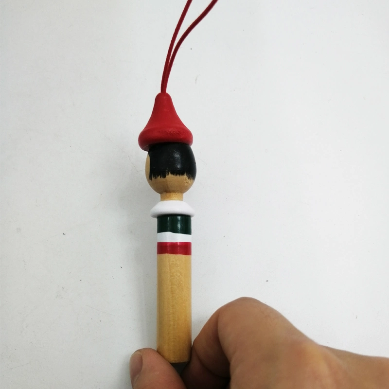 Pinocchio Round Face Long Nose Puppet Version Whistle