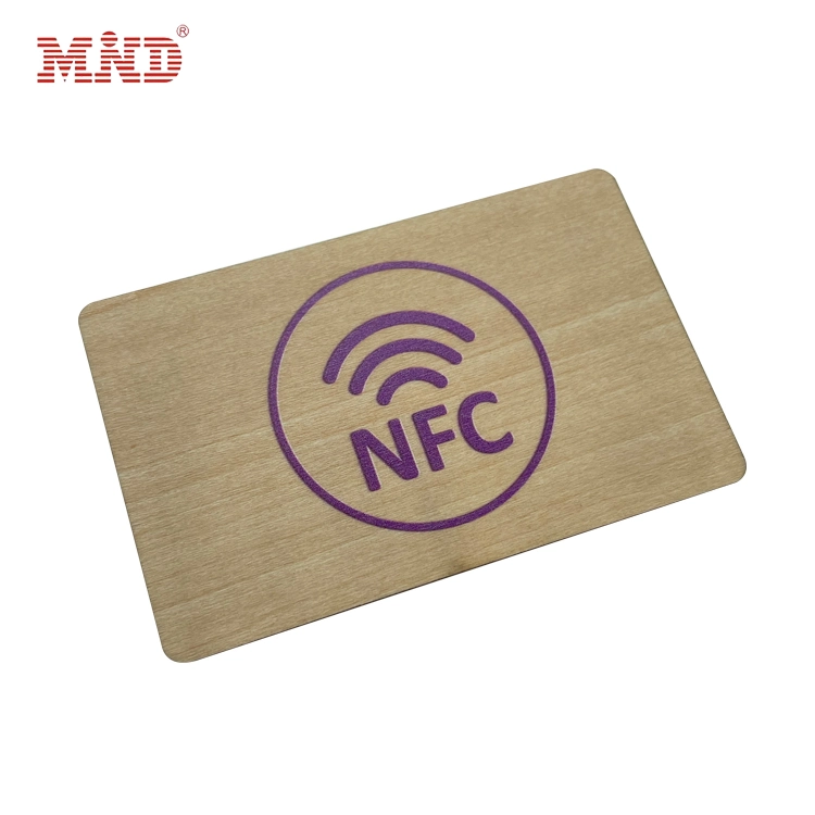 Wholesale/Supplier ISO14443A MIFARE Classic EV1 1K Proximity Contactless NFC Wooden RFID Card