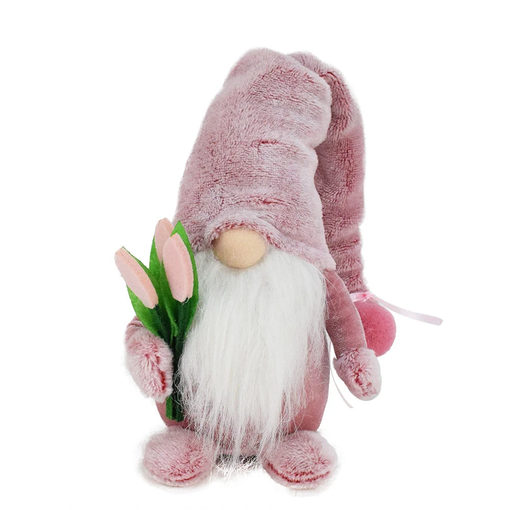 Handgemachte Geschenke Dekorationen Sommer Rosa Blumen Gnome