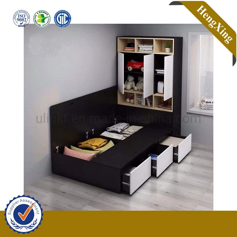 Modern Wholesale/Supplier Wooden Black Children Bedroom Furniture Set Murphy Wall Double Single Kids Beds Bunk Bed Set