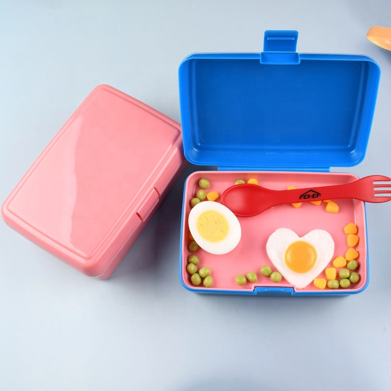 Aohea Plastic Food Container Box for Kids 650ml Plastic Lunch Box for Children