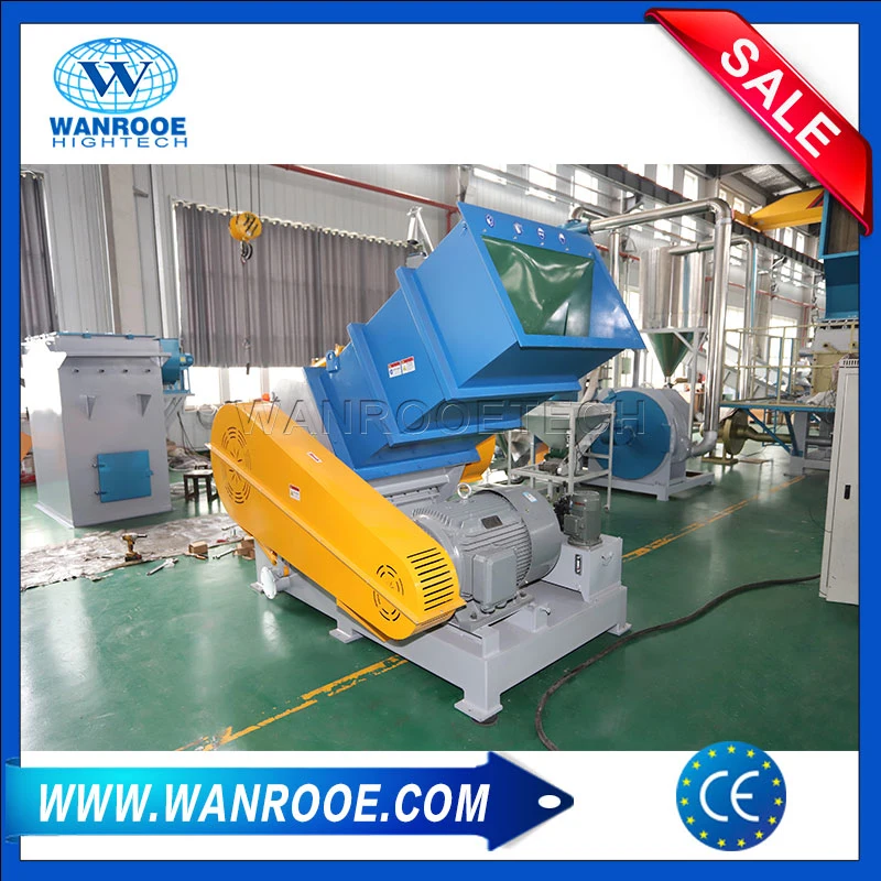 100-2000kg/H Plastic PVC Pipe Sheet Profile Recycling Crusher Machine