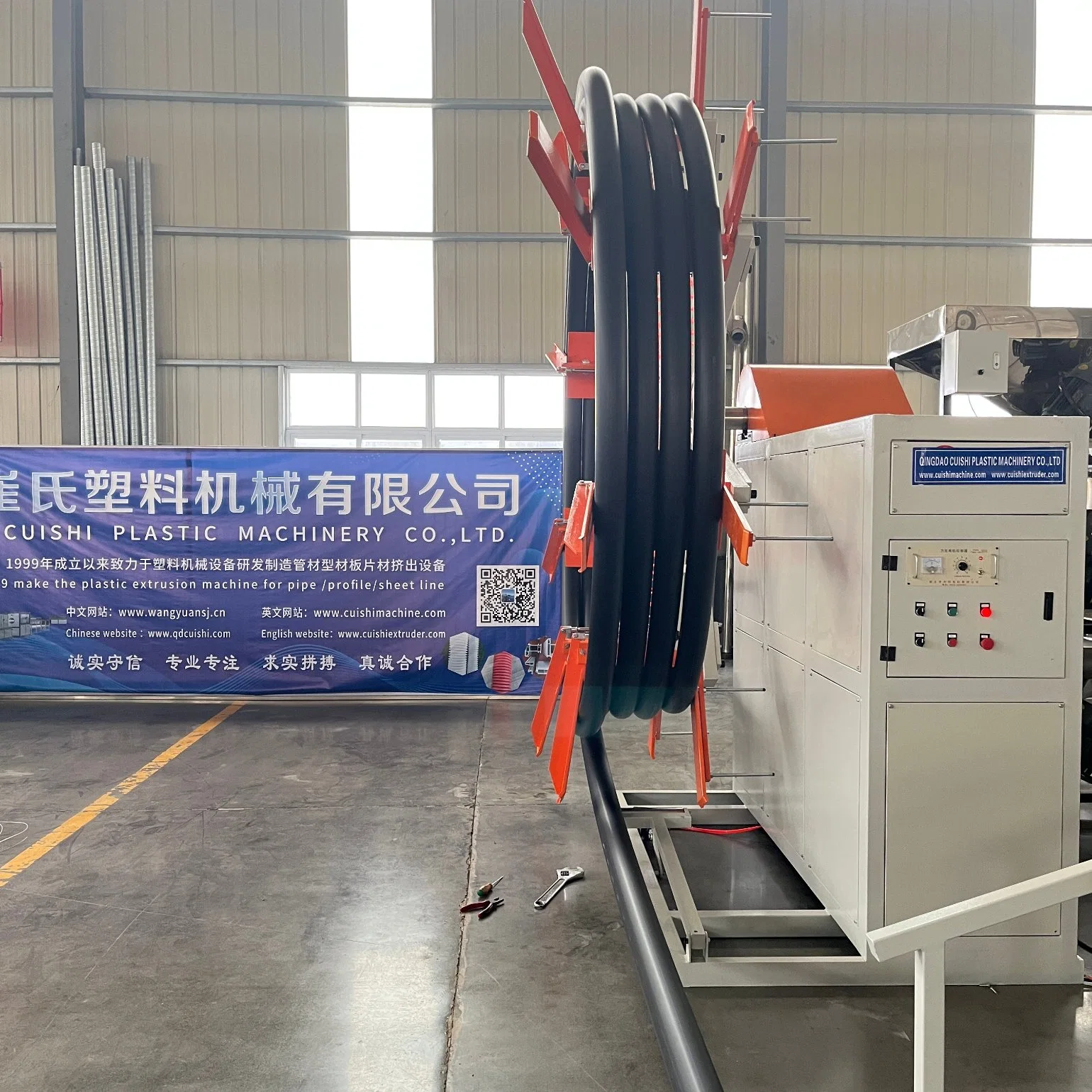 PE HDPE LDPE Water Irrigation Pipes Drainage Pipe Extrusion Line Machine Line Plastic Machinery