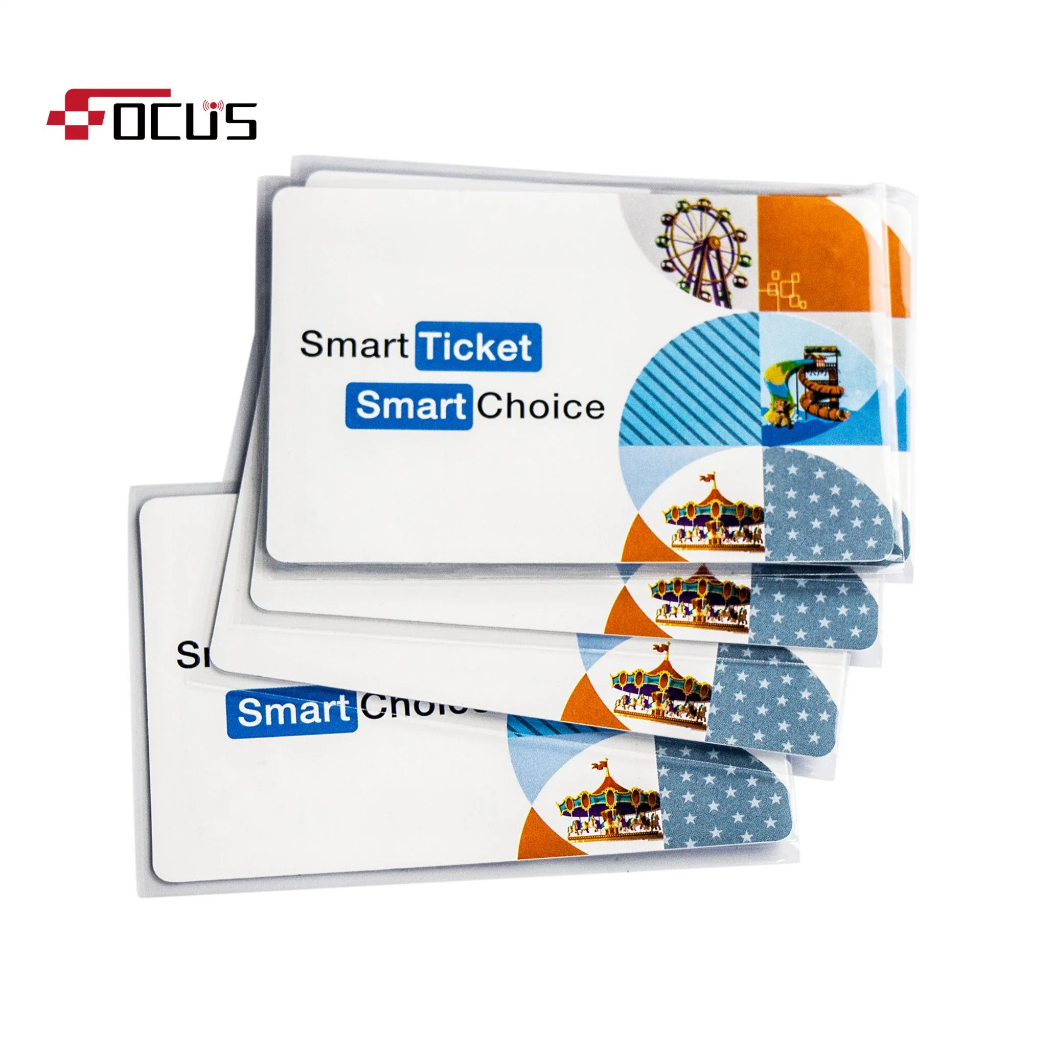 Disposable NFC City Railway Amusement Park Ticket Paper Card