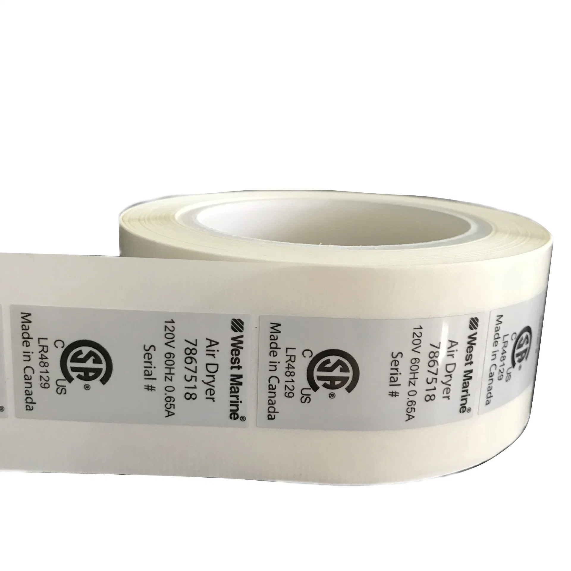 Custom Packaging Products Printing PVC Vinyl Pet OEM/ODM Waterproof Industrial Label Sticker