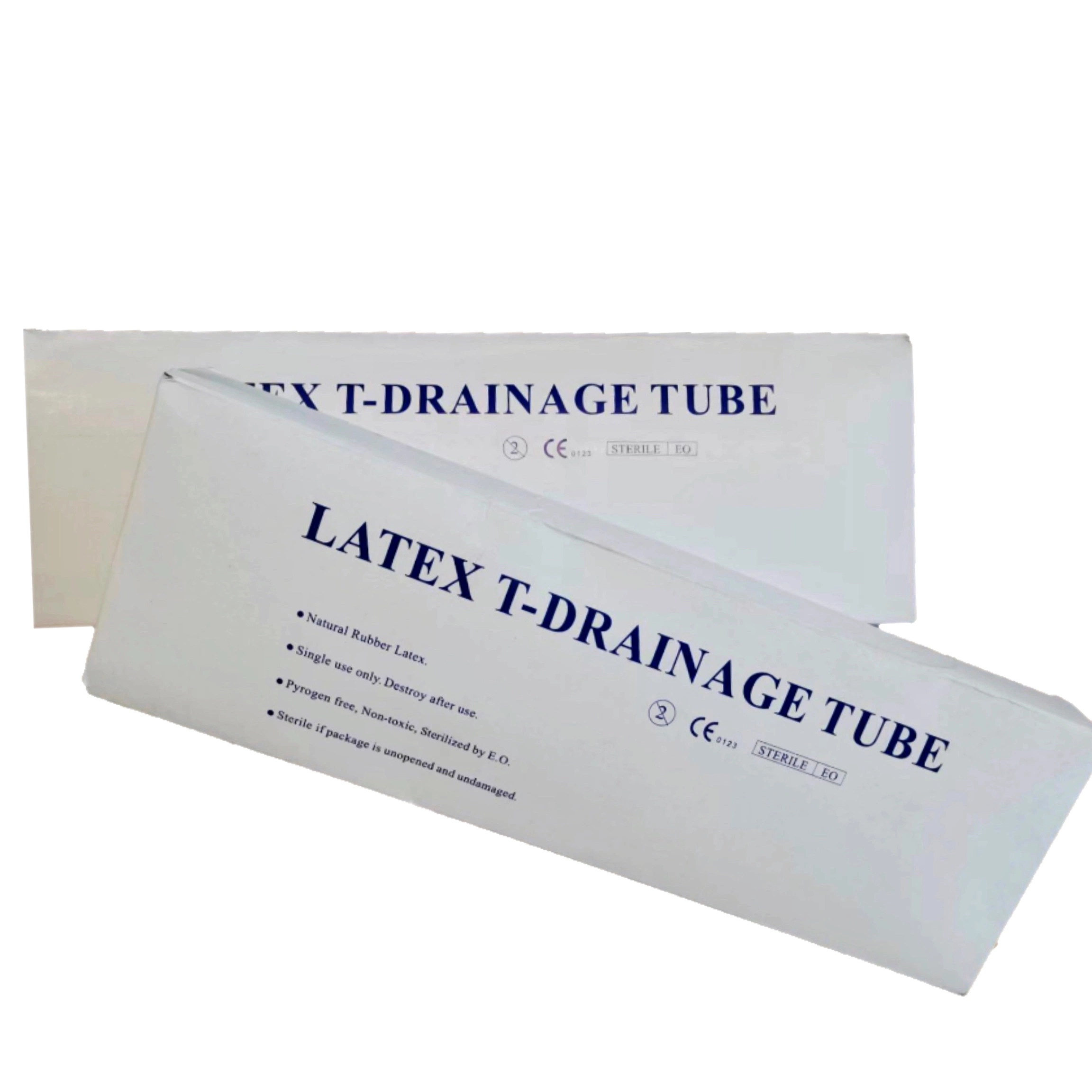 Medical Latex T Drainage Tube Rubber T Drains Tube T Shape for Single Use