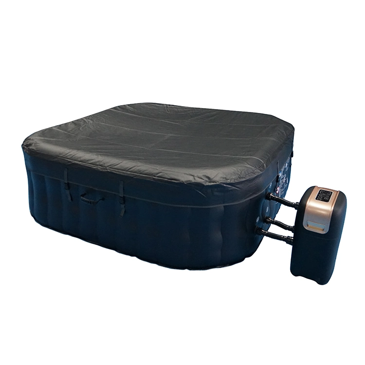 Luxury Folding Hydro Therapy 4 Person Cold Whirlpool Nozzle Heater Outdoor Portable Foldable SPA Hot Bath Tub