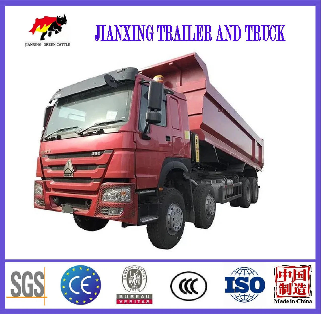 6*4 Dump Truck Brand New Loading Earthwork Gravel Bulk Cargo