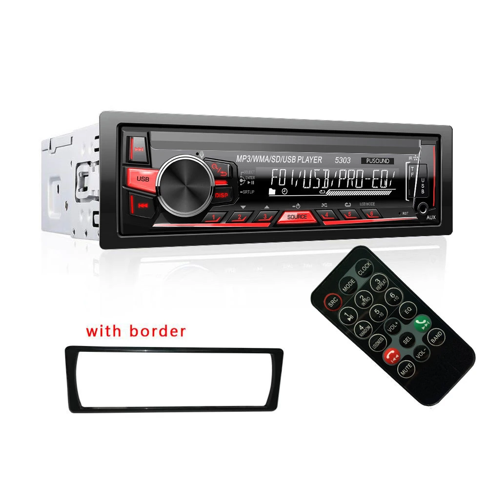 Car Bluetooth MP3 Player with SD TF Slot with in Build FM Radio