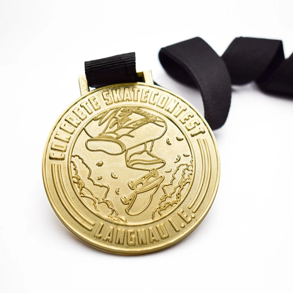 Medalla de Oro de Metal Deportivo 3D personalizada por la fábrica para Regalos de Souvenir de Promoción,