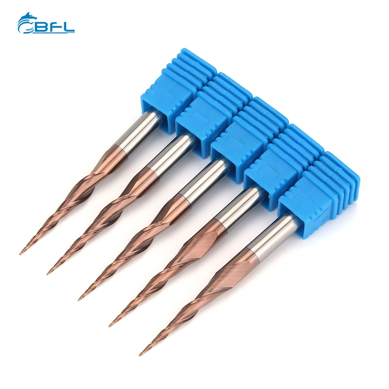 Bfl Taper Mill Cutting Tool for Wood Tapered Ball Nose Taper End Mill Milling Cutter Grinding Machine