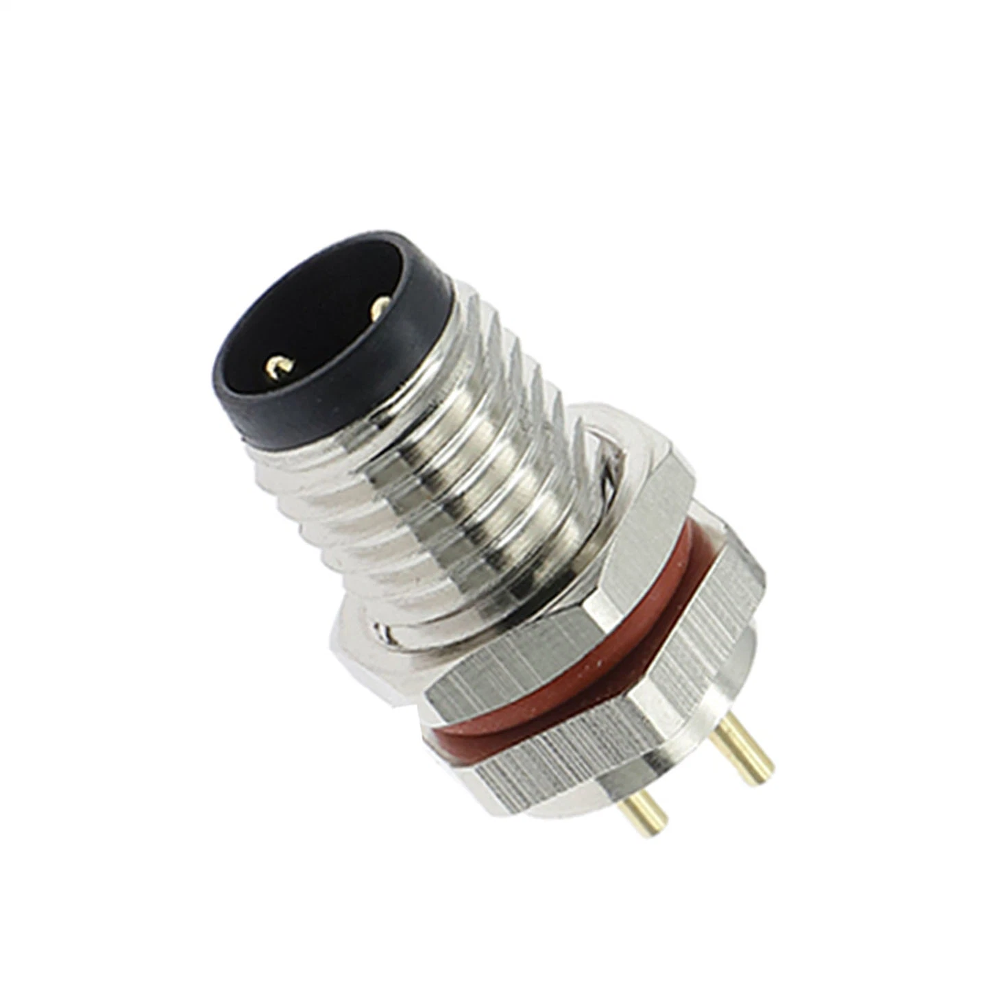 Waterproof Round Straight Connector M8 Socket for Electronic Components