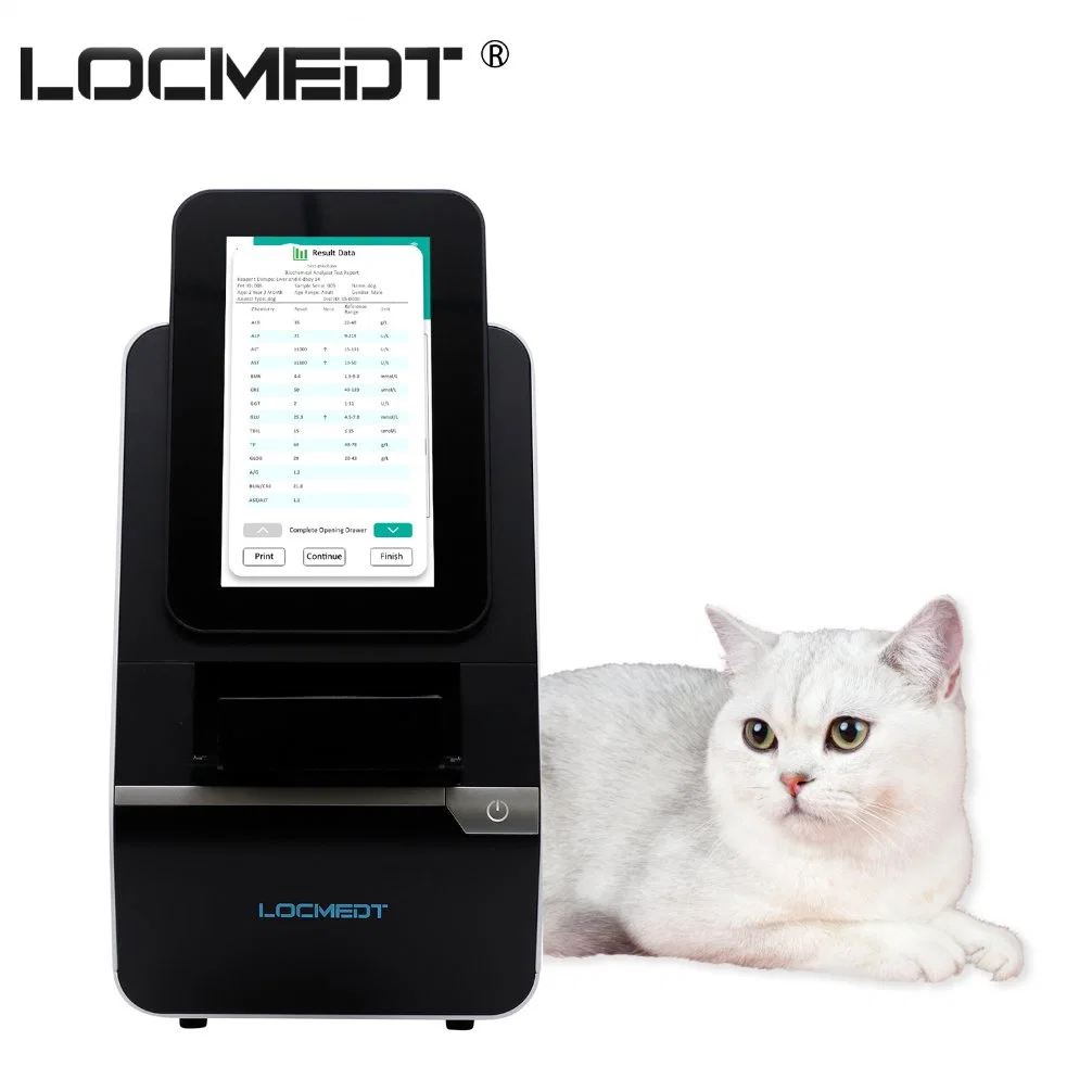 Locmedt Portable Blood Chemistry Analyzer for Vet Professional Lab Equipment