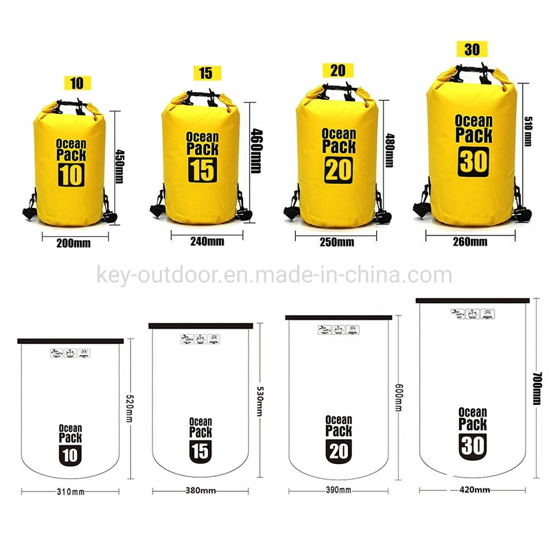 Outdoor Diving Ocean Water Pack Storage Bag Rafting Dry Bag Waterproof Bag Backpack Bag