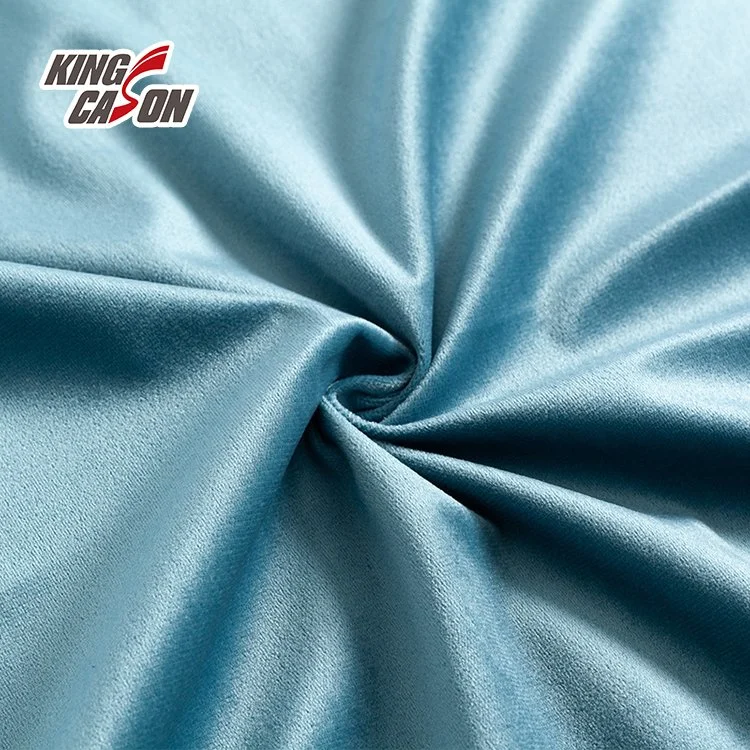 Kingcason Polyester Einfarbig ODM OEM gemütliche Softshell Holland Samt Stoff Für Sofa Vorhang Stuhl Abdeckung Kissen