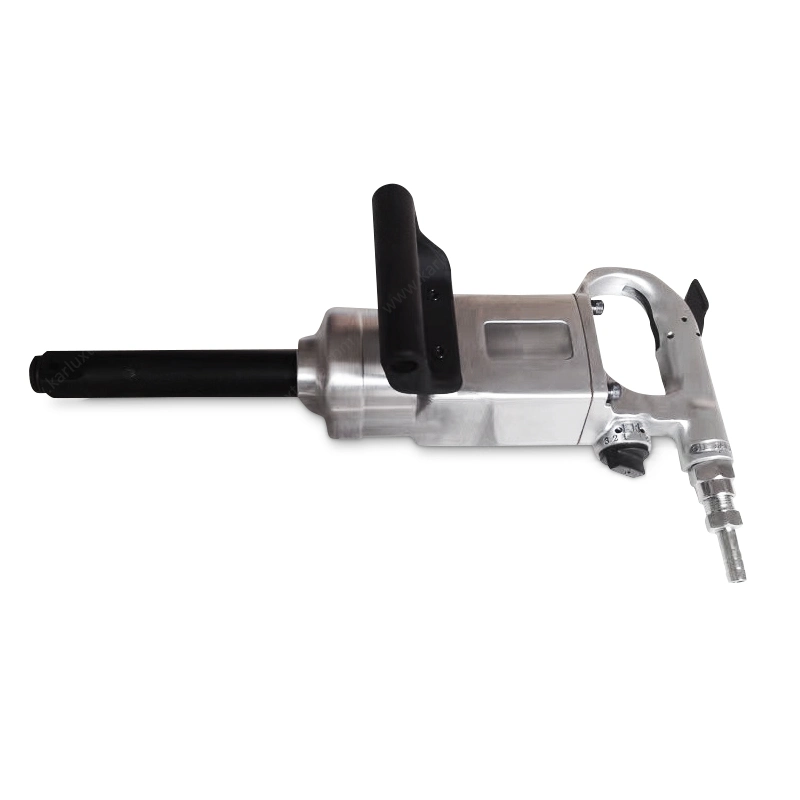 6 Inch Extended Anvil 2 Handles High Precision Accessibility Control 1 Inch Heavy Duty Torque Output Pneumatic Impact Wrench