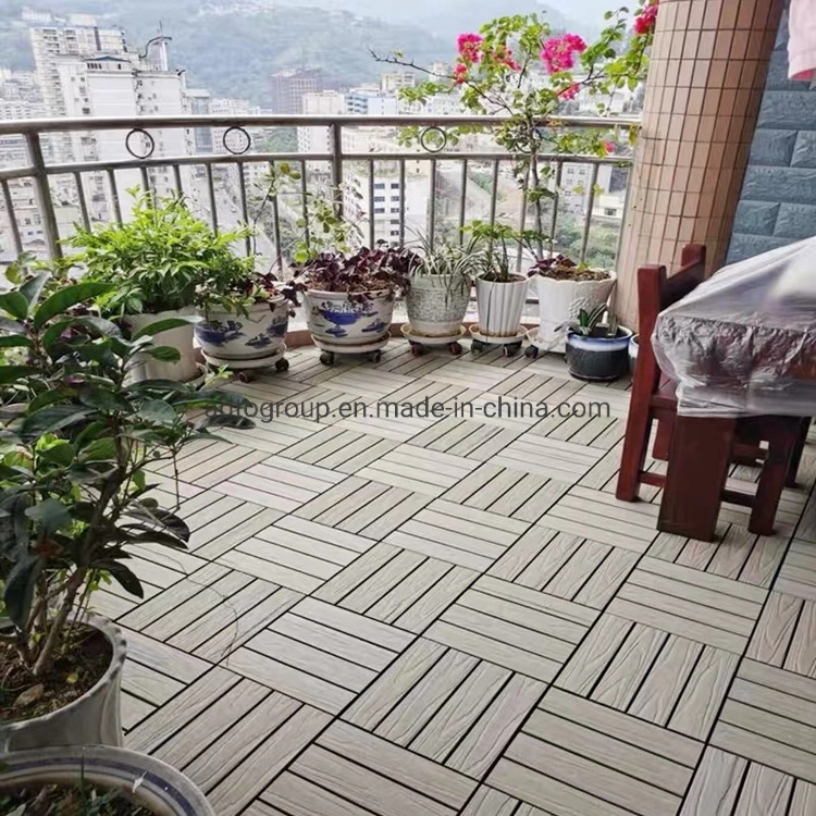 Bamboo Garden Covering Waterproof Outdoor Wooden Floor Deck Tile