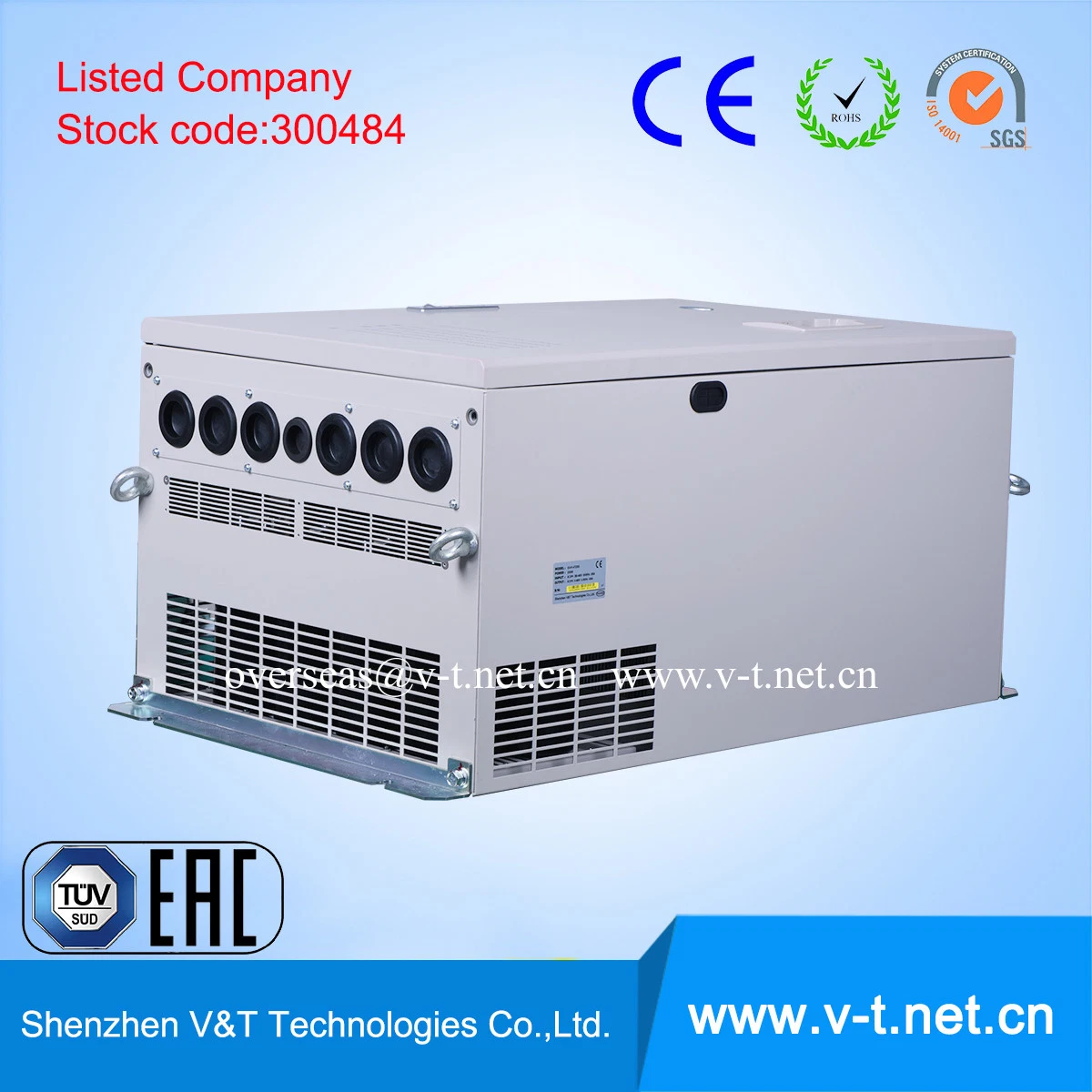 V&amp;T V6-H 132 a 220Kw mercado extranjero Super Venta/Alto rendimiento VFD/VSD