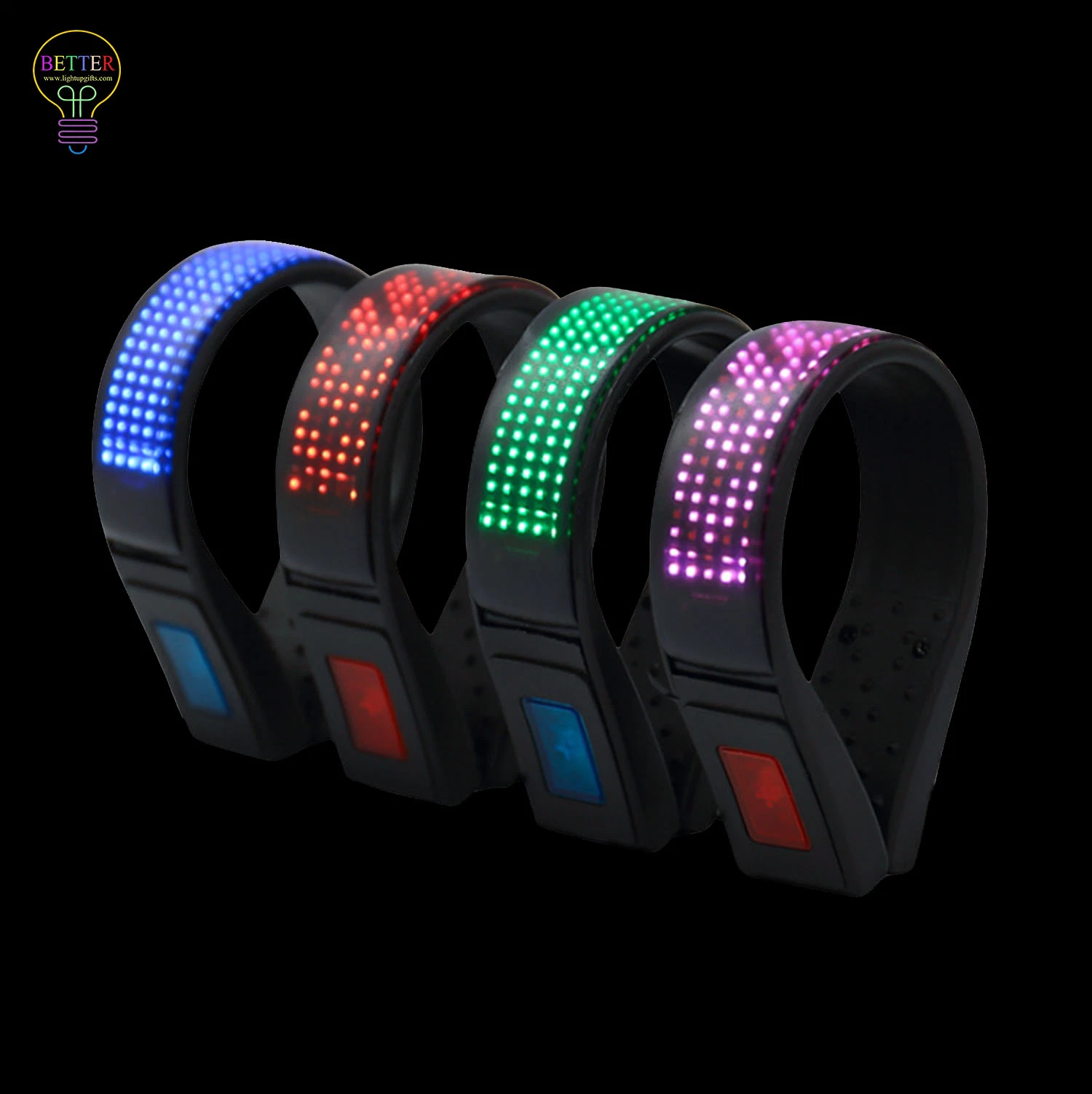 Zapatos LED Clip Lights carga USB para el equipo de running nocturno