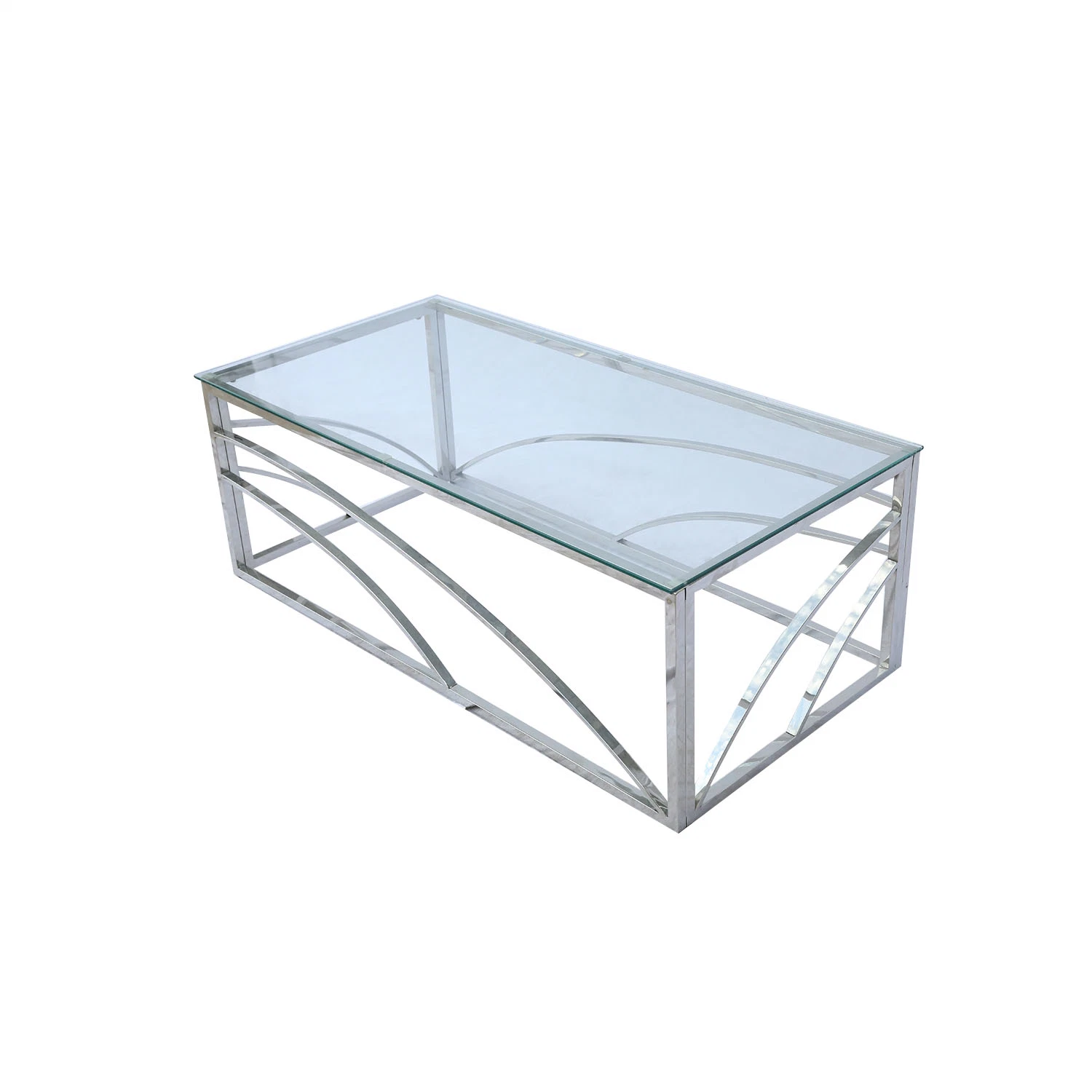 Wholesale/Supplier Home Dining Room Furniture Glass Marble Stainless Steel Dining Table Coffee Table for Living Room