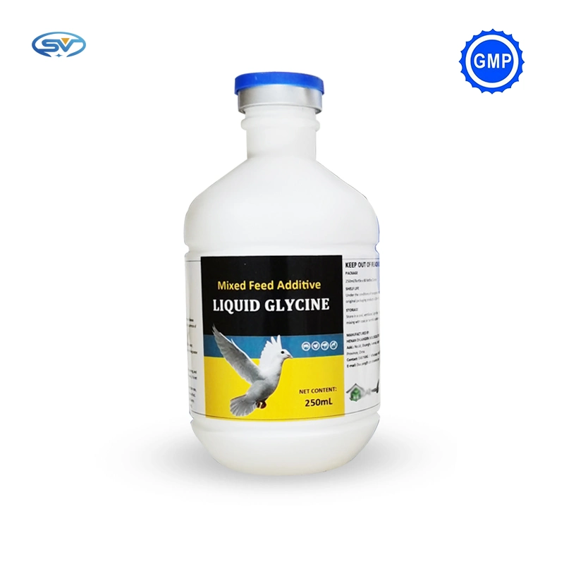 Mistura de aditivo líquido glicina para melhorar a imunidade de aves de capoeira