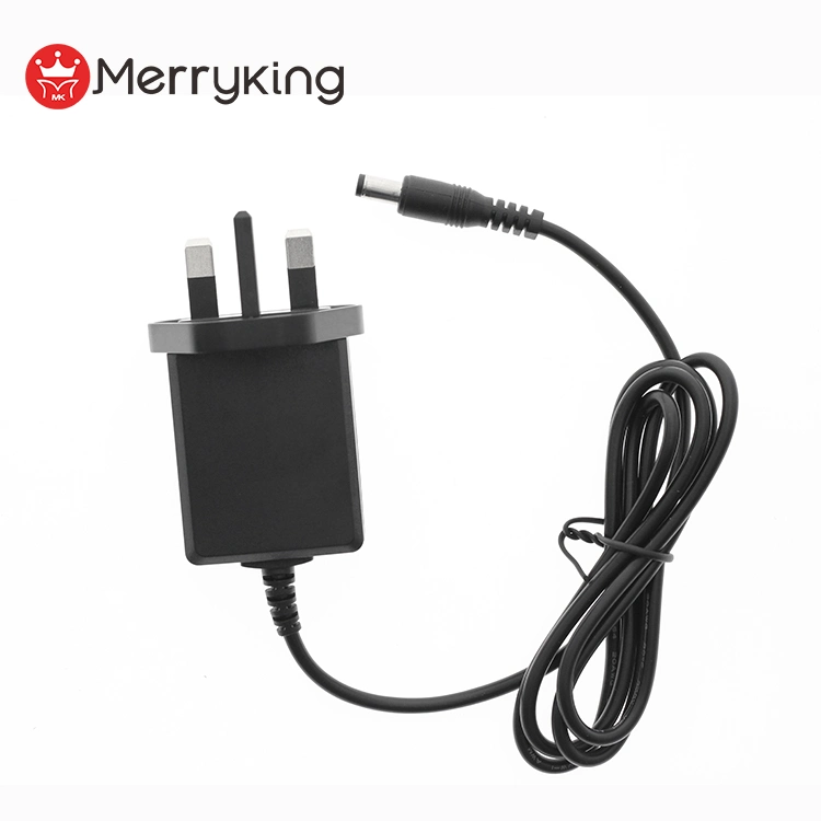 UK Power Plug 12V 500mA Wholesale/Supplier 12V 0.5A AC/DC Adapter Power Adapter