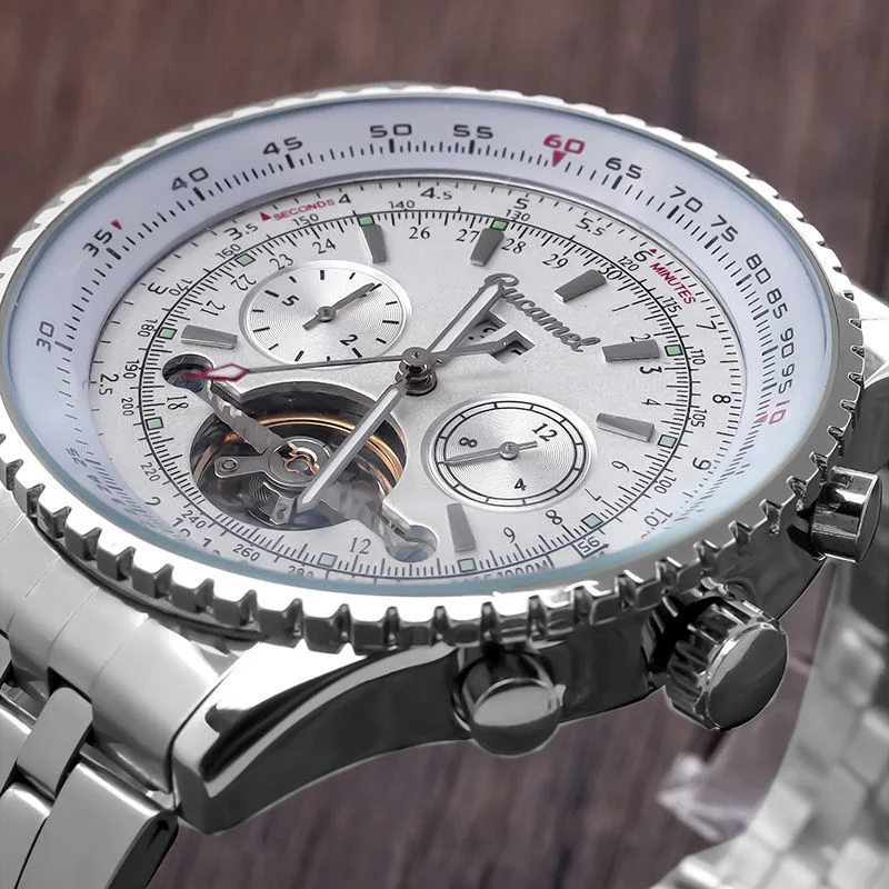 Relógios mecânicos automática Luxury Design à prova de Oca Relógios Relógios de negócios