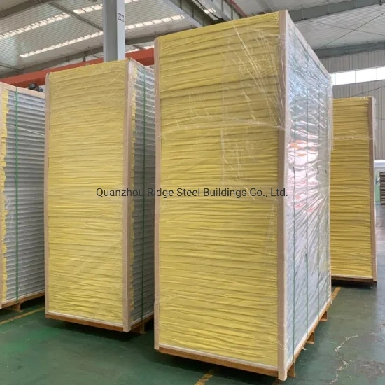 Fresh Fruit Cold Room Wall Panel Mineral Rockwool Slabs for Livestock Farm