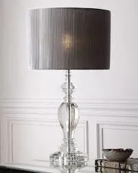 Hot Sale Modern Metal Table Lamp and Floor Lamp with Fabric Shade, Hotel Project Lamp