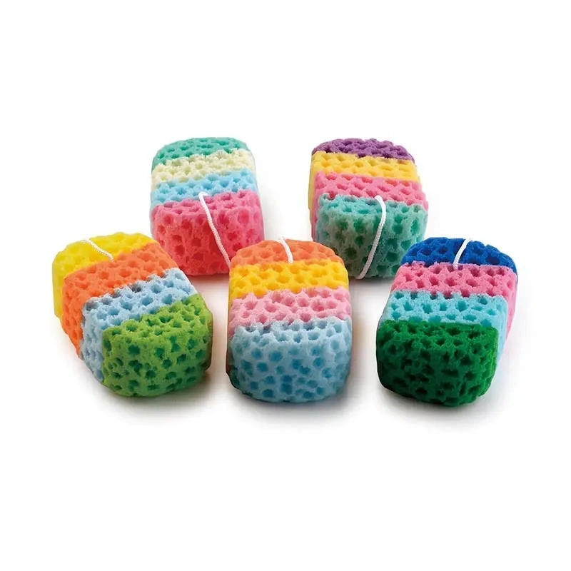 Wholesale/Supplier Mix Color Bath Shower Sponge Honeycomb Body Scrubber Exfoliating Bath Sponges