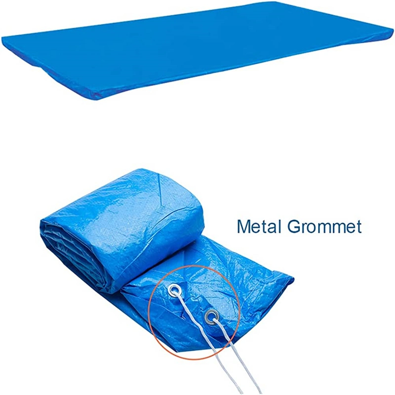 Can Be Customized PE Swimming Pool Cover Blue or Other Color