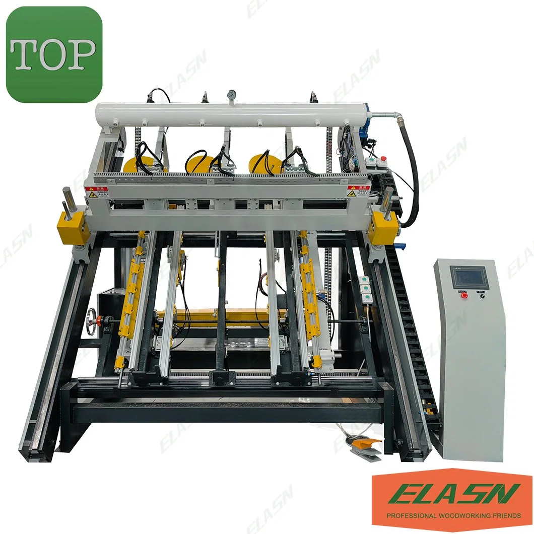 Hot Sale Full Automatic Euro Stringer Nailing Machine Wooden Pallet Stacking Wood Pallet Making Machine