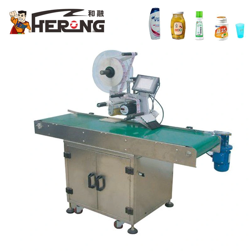 Hero Brand Horizontal Stick Shrink Sleeve Heat Machinebottle Wrap Auto Plastic Bottle Essential Oil Labeling Machine