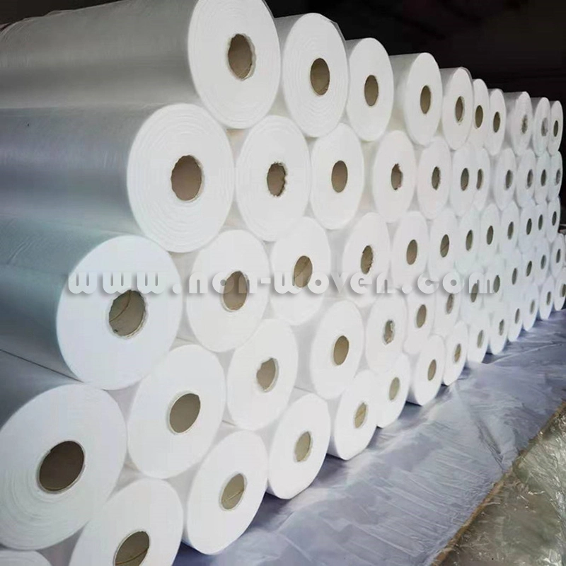 2022 Hot Selling Breathable Waterproof White PP Nonwoven Bed Roll SMS SMMS Fabric Disposable Medical Hospital Bed Sheets Roll