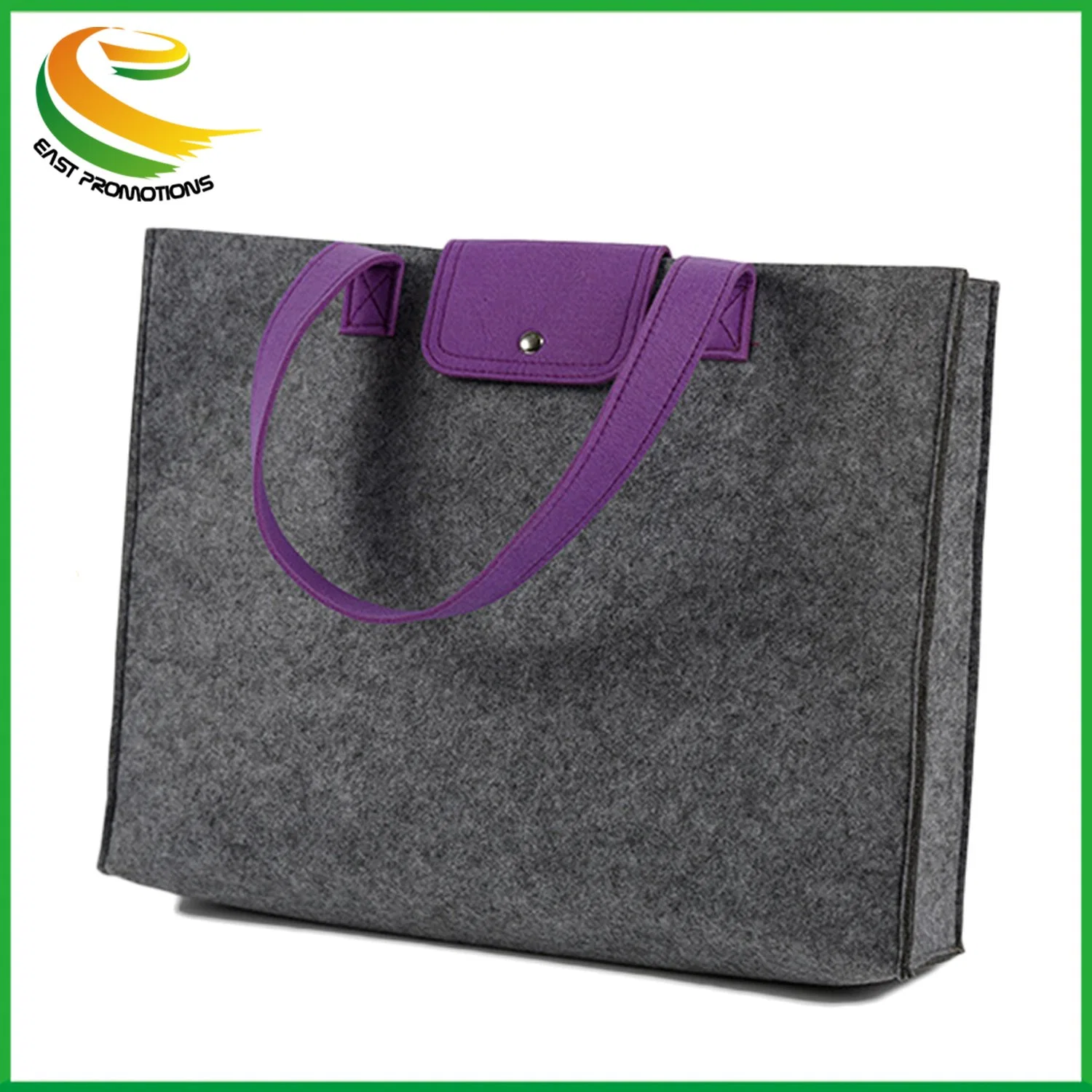 Factory Personalized Custom Fashion Large Capacity Felt Tote Bags Handbags for Women