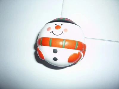 PU Weihnachten Geschenk Schneemann Form Stress Ball Spielzeug Juguetes für Lustige Party