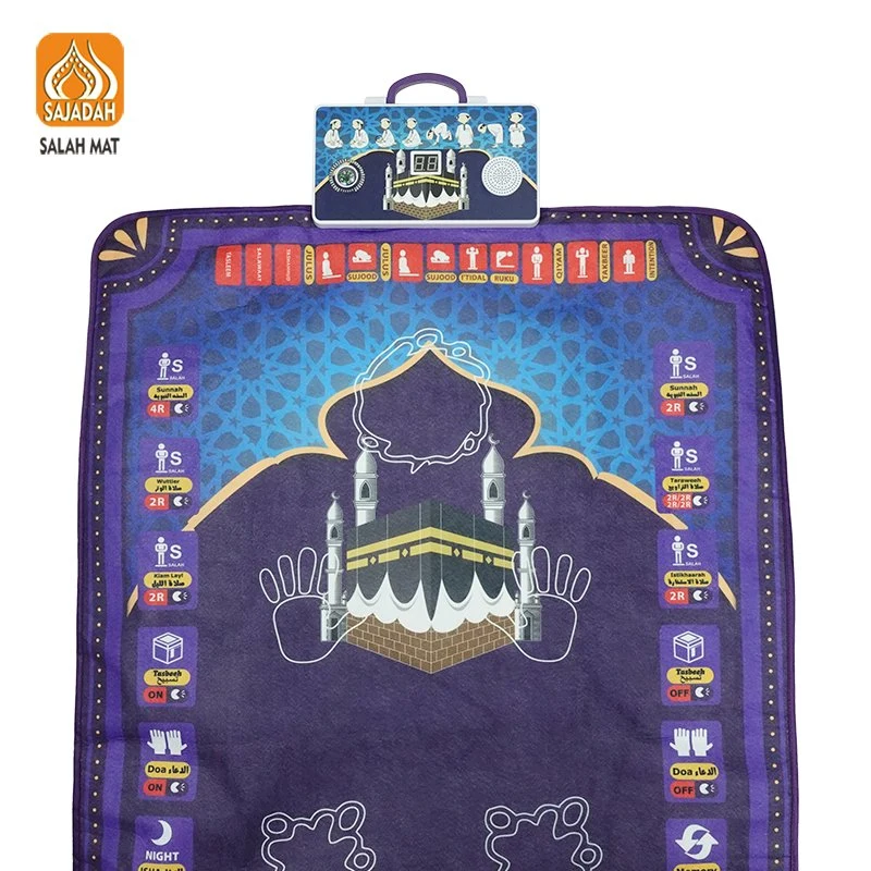 Custom Children Islamic Sajadah Prayer Rug Interactive Kis Prayer Mat