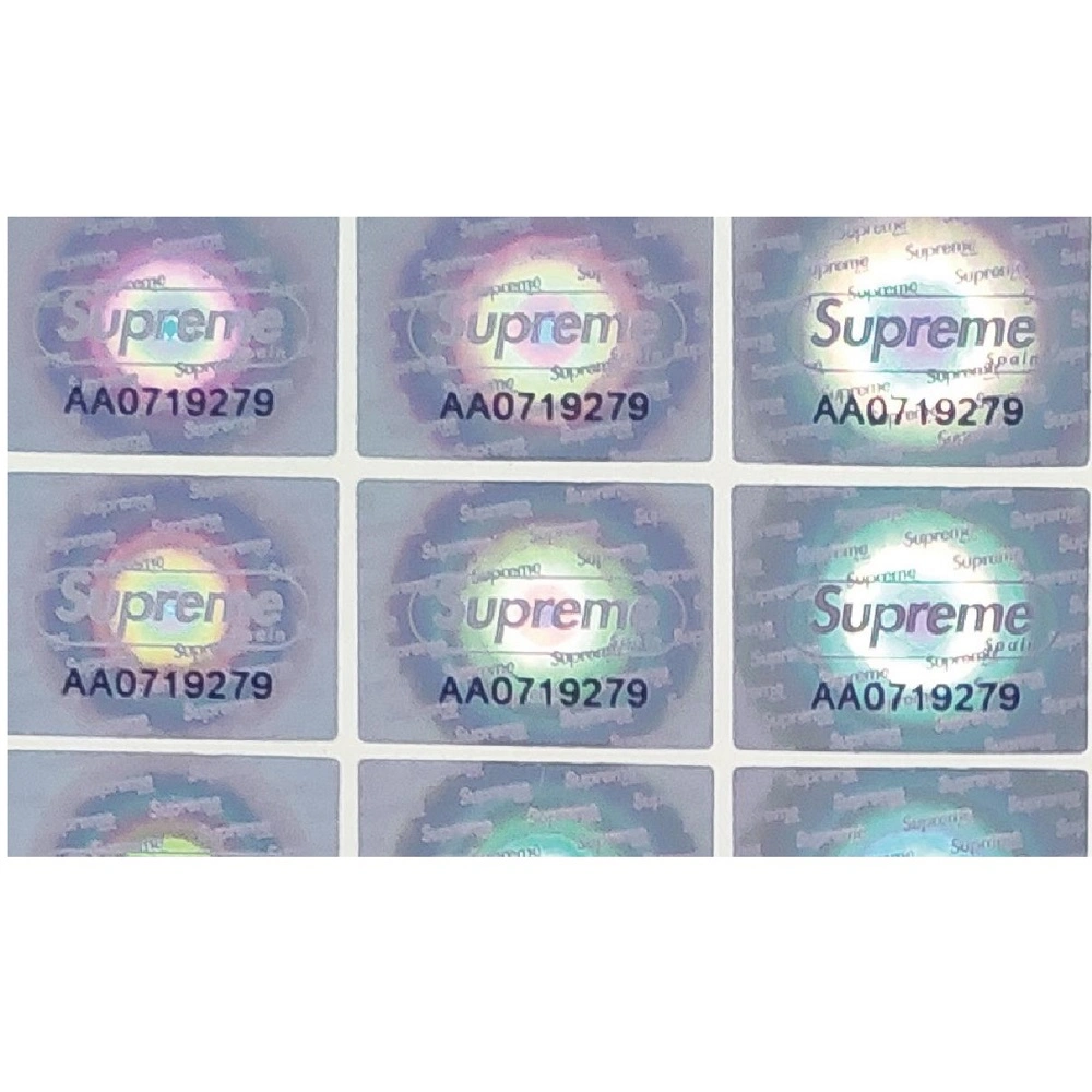 Custom 3D Anti-Fake Adhesive Hologram Security Code Sticker Sheet Label