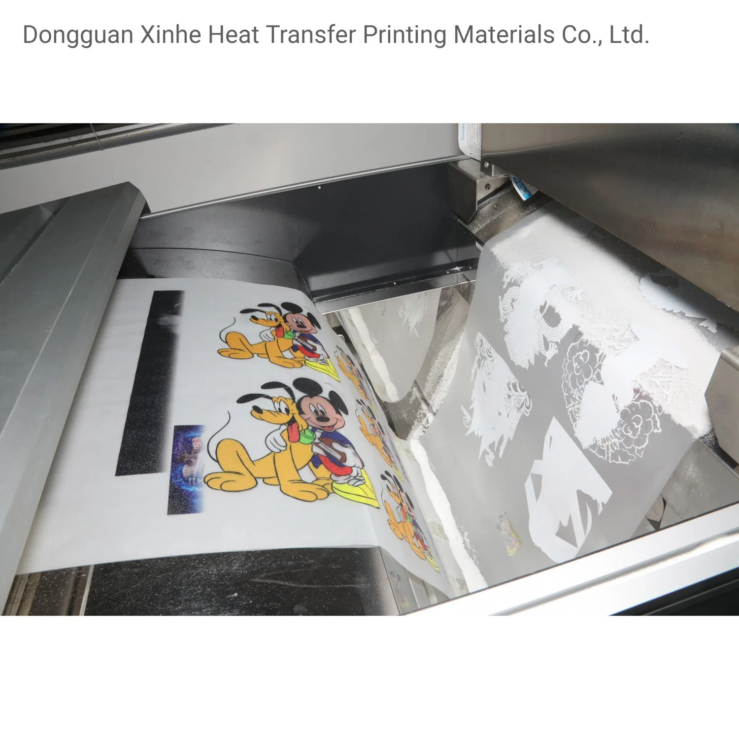 Polyester Film for Heat Transfer Printing Label Digital Printing Textile Pigment Ink Epson Printer Automatic Printing Solution