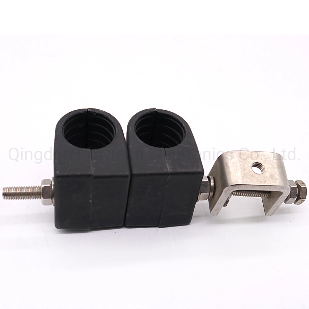 Telecom Parts Power Cable Two Type Feeder Cable Clamp