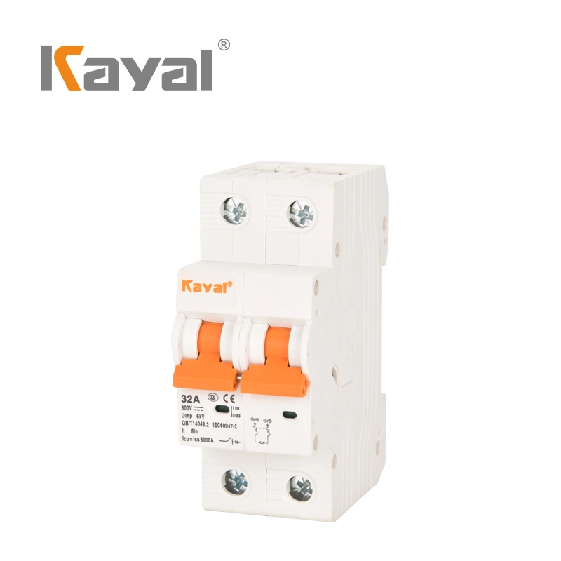 Tensão Baixa Kayal 16 AMP 250 MCB um disjuntor de restabelecimento automático